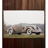 Металлическая табличка Packard Twelve Convertible Victoria
